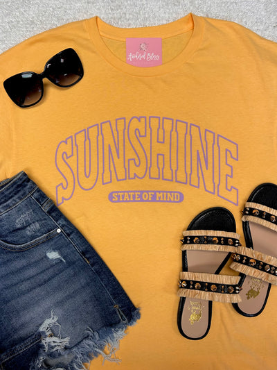 Sunshine State Of Mind Graphic Tee-Harps & Oli-Shop Anchored Bliss Women's Boutique Clothing Store
