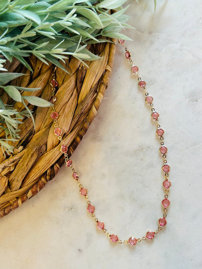 Something Beautiful Necklace • Pink-What's Hot-Shop Anchored Bliss Women's Boutique Clothing Store