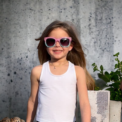 Fun In The Sun Little Girl Glitter Sunglasses-Brittany Carl-Shop Anchored Bliss Women's Boutique Clothing Store