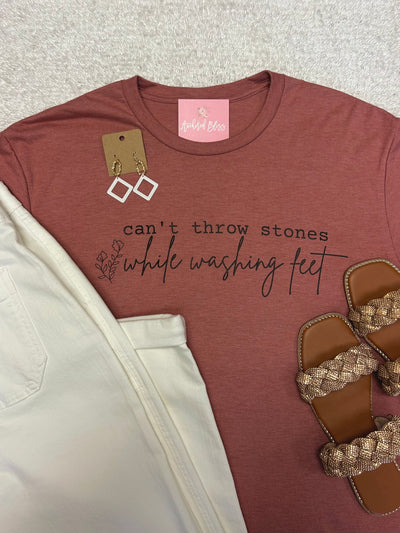 Can't Throw Stones Graphic Tee-Harps & Oli-Shop Anchored Bliss Women's Boutique Clothing Store