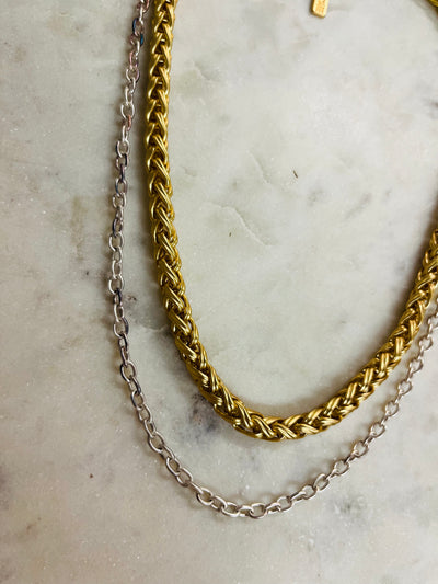 Brandi Necklace • Gold-Tracy Zelenuk-Shop Anchored Bliss Women's Boutique Clothing Store