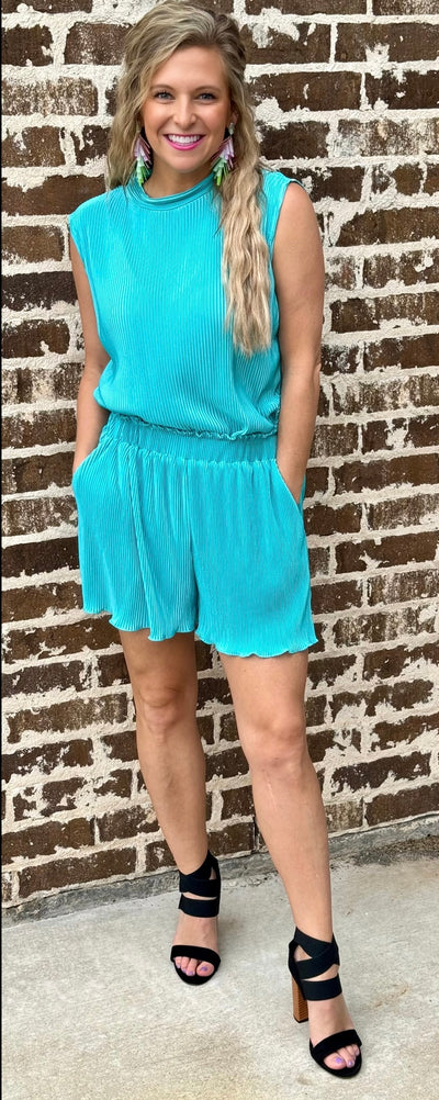 Can't Be Tamed Set • Teal-Emerald Creek-Shop Anchored Bliss Women's Boutique Clothing Store