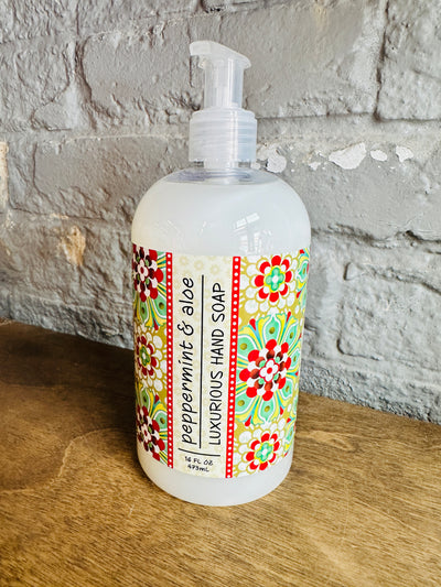 Garden Peppermint Aloe Liquid Hand Soap • 16oz-Emerald Creek-Shop Anchored Bliss Women's Boutique Clothing Store