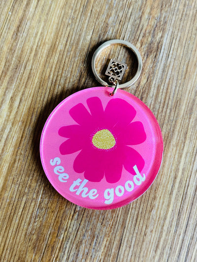 See The Good Keychain-Mary Square-Shop Anchored Bliss Women's Boutique Clothing Store
