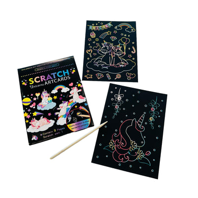 Happy Unicorns • Scratch Art Cards-Brittany Carl-Shop Anchored Bliss Women's Boutique Clothing Store