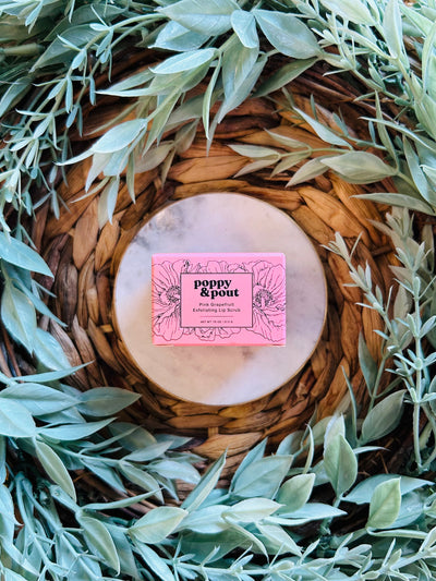 Poppy & Pout Lip Scrub • Pink Grapefruit-Brittany Carl-Shop Anchored Bliss Women's Boutique Clothing Store