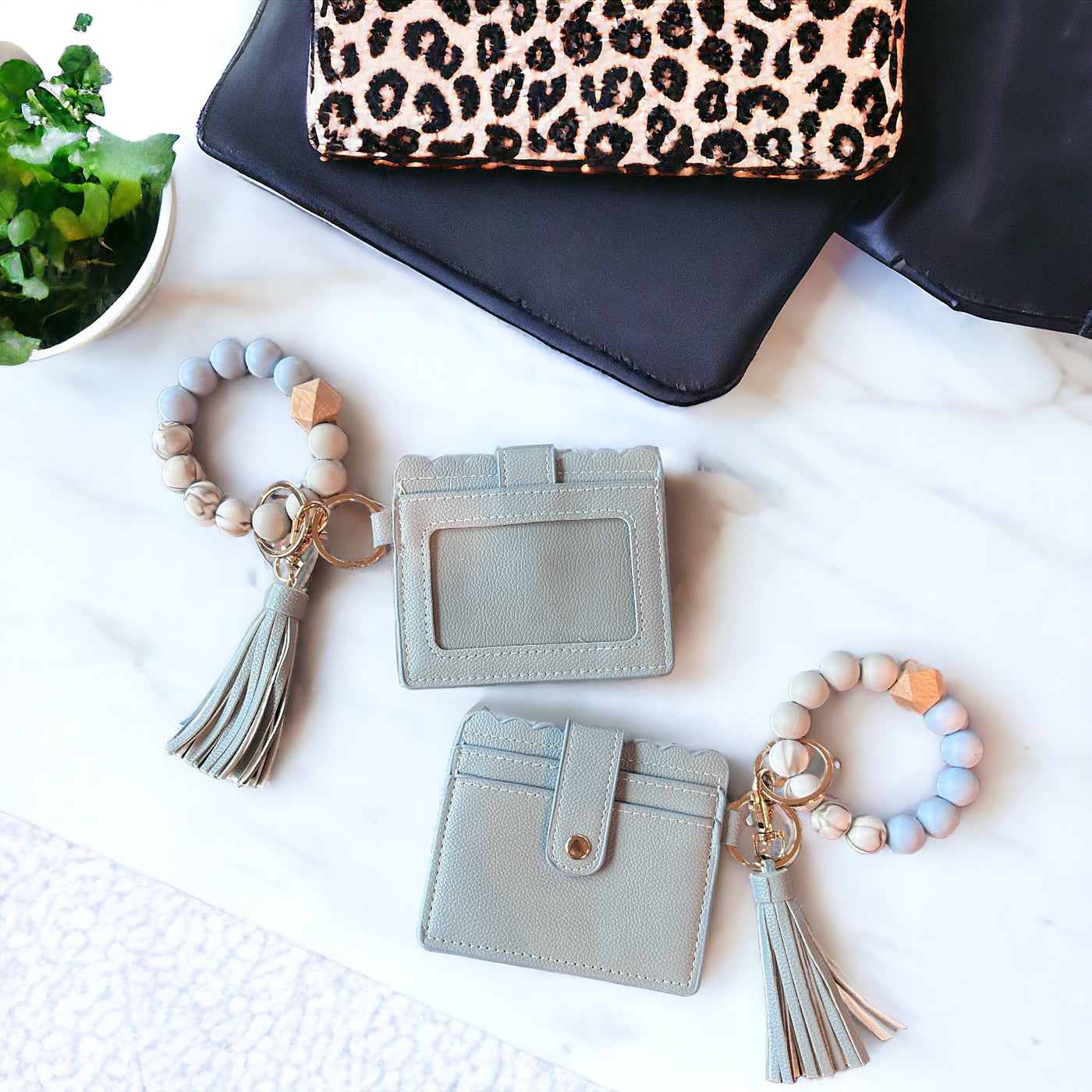 Wallet Wristlet Keychains + Free Personalization-Brittany Carl-Shop Anchored Bliss Women's Boutique Clothing Store
