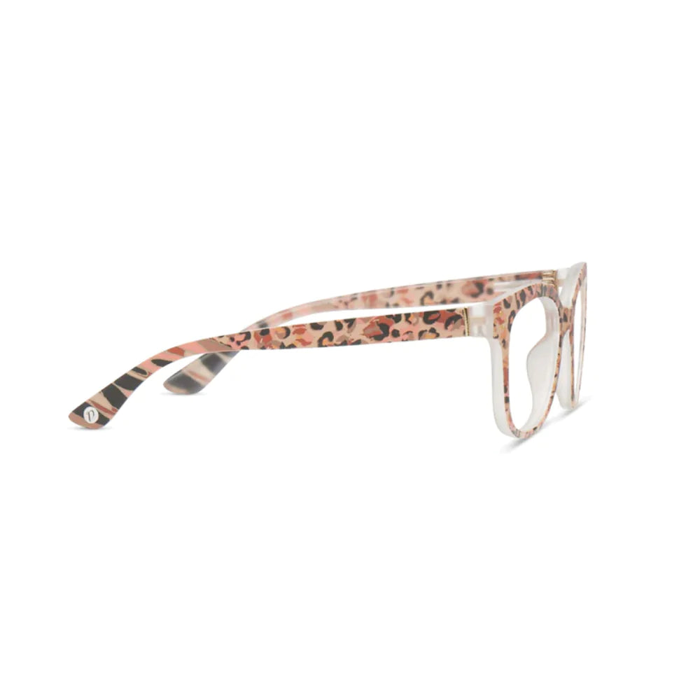 Peepers Oasis Blush Leopard Blue Light Readers-Peepers-Shop Anchored Bliss Women's Boutique Clothing Store