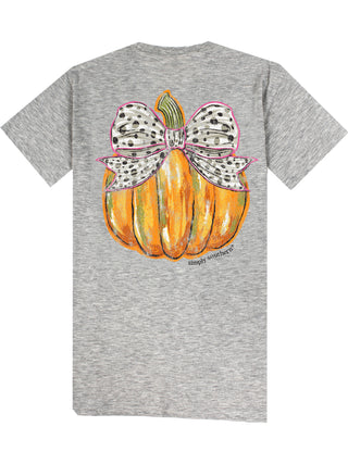 Simply Southern Polka Dot Pumpkin Graphic Tee-Simply Southern-Shop Anchored Bliss Women's Boutique Clothing Store