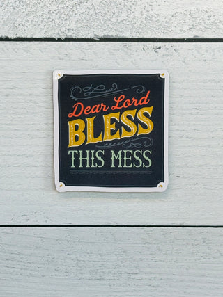 Bless This Mess Refrigerator Magnet-Brittany Carl-Shop Anchored Bliss Women's Boutique Clothing Store