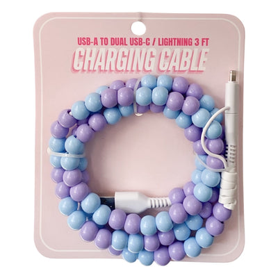 Beaded Universals Chargers-Hotline Hair Ties-Purple-Shop Anchored Bliss Women's Boutique Clothing Store