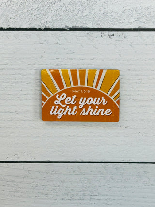 Let Your Light Shine Refrigerator Magnet-Brittany Carl-Shop Anchored Bliss Women's Boutique Clothing Store