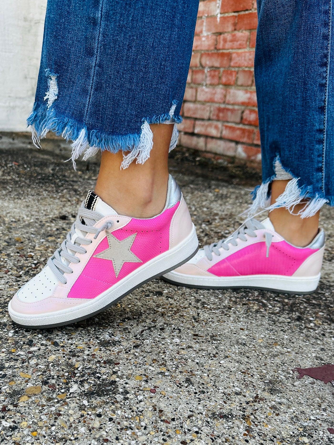 ShuShop Blushing Over You Sneakers • Pink-ShuShop-Shop Anchored Bliss Women's Boutique Clothing Store