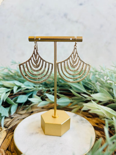 Elaine Earrings • Gold-What's Hot-Shop Anchored Bliss Women's Boutique Clothing Store