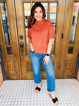 Embrace the Moment Top • Cinnamon-She+Sky-Shop Anchored Bliss Women's Boutique Clothing Store