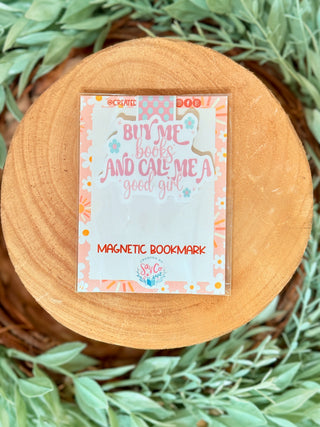 Buy Me Books & Call Me a Good Girl Magnetic Bookmark-Brittany Carl-Shop Anchored Bliss Women's Boutique Clothing Store