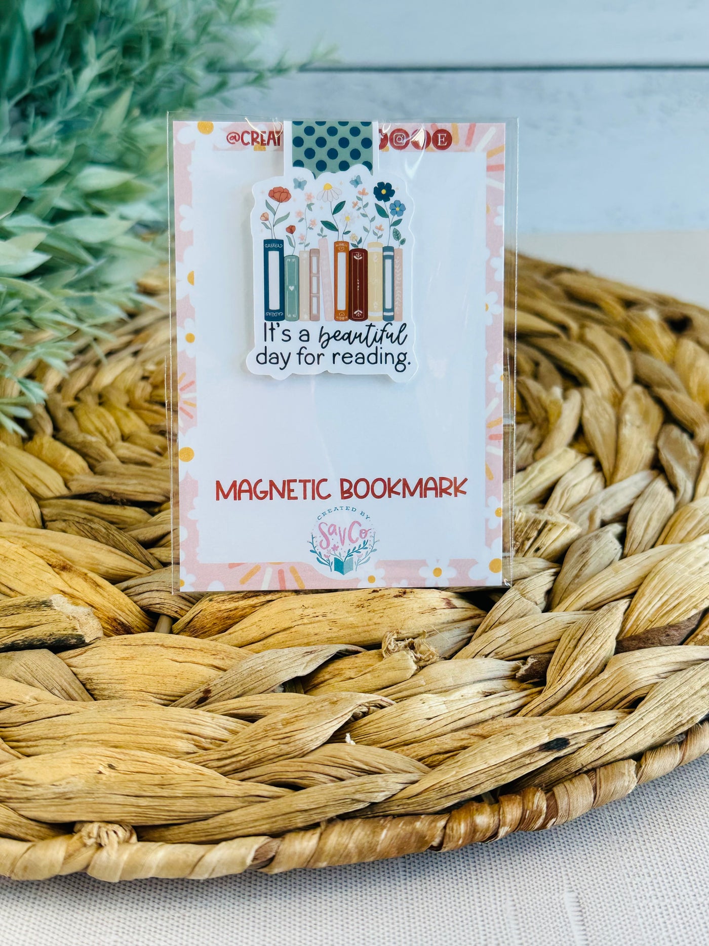 It's A Beautiful Day Magnetic Bookmark-Brittany Carl-Shop Anchored Bliss Women's Boutique Clothing Store