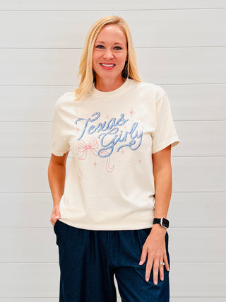 Texas Girly Graphic Tee-Harps & Oli-Shop Anchored Bliss Women's Boutique Clothing Store