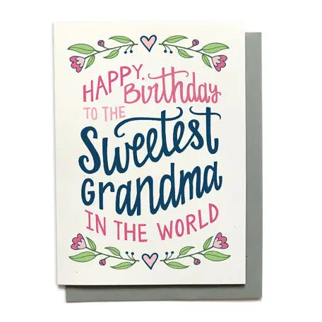 Sweetest Grandma Birthday Card-Tracy Zelenuk-Shop Anchored Bliss Women's Boutique Clothing Store