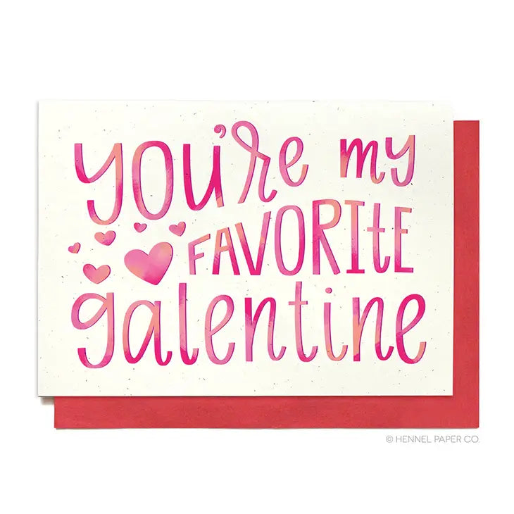 Favorite Galentine Greeting Card-Tracy Zelenuk-Shop Anchored Bliss Women's Boutique Clothing Store