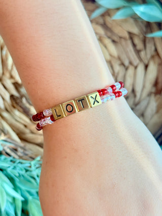 LOTX Bracelet•Red&White-Stacey Kluttz-Shop Anchored Bliss Women's Boutique Clothing Store