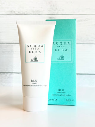 Acqua dell’Elba Lotion • Blu for Men-Brittany Carl-Shop Anchored Bliss Women's Boutique Clothing Store