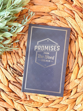 Promises from the Word for Men • Christian Devotional & Faith Gift Book-Brittany Carl-Shop Anchored Bliss Women's Boutique Clothing Store