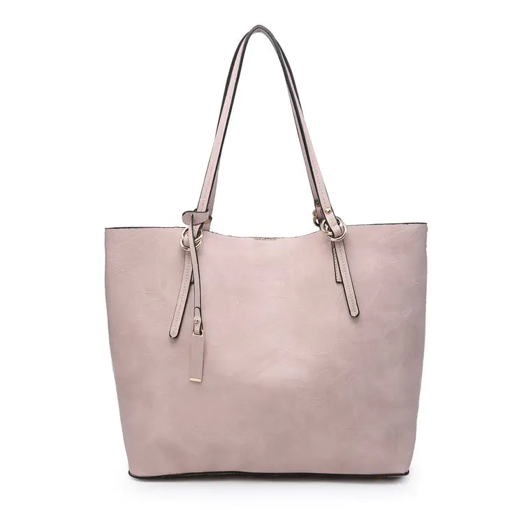 Iris 2 In 1 Tote • Pink-Jen & Co.-Shop Anchored Bliss Women's Boutique Clothing Store