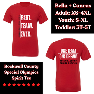 Rockwall County Special Olympics Spirit Tee