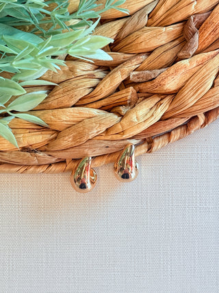 Kathy Stud Earrings • Shiny Gold-Carol Su-Shop Anchored Bliss Women's Boutique Clothing Store