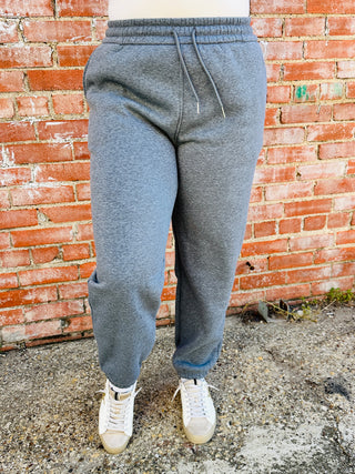 Just Lounging Around Joggers • Deep Heather Grey-Ace Trading-Shop Anchored Bliss Women's Boutique Clothing Store