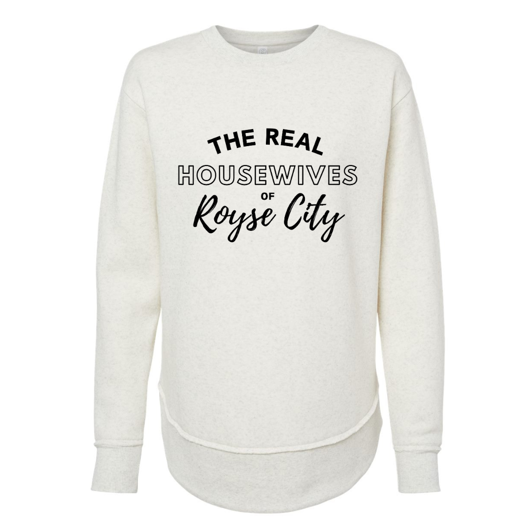 Real Housewives Graphic Sweatshirt & Tee • Heather Natural Prism-Harps & Oli-Shop Anchored Bliss Women's Boutique Clothing Store