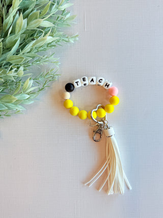 Teacher Pencil Keychain-Stacey Kluttz-Shop Anchored Bliss Women's Boutique Clothing Store