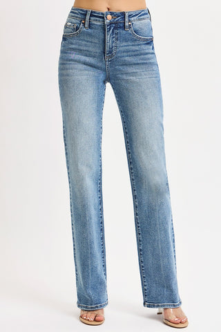Risen On an Adventure Tummy Control Denim Jeans-Risen-Shop Anchored Bliss Women's Boutique Clothing Store