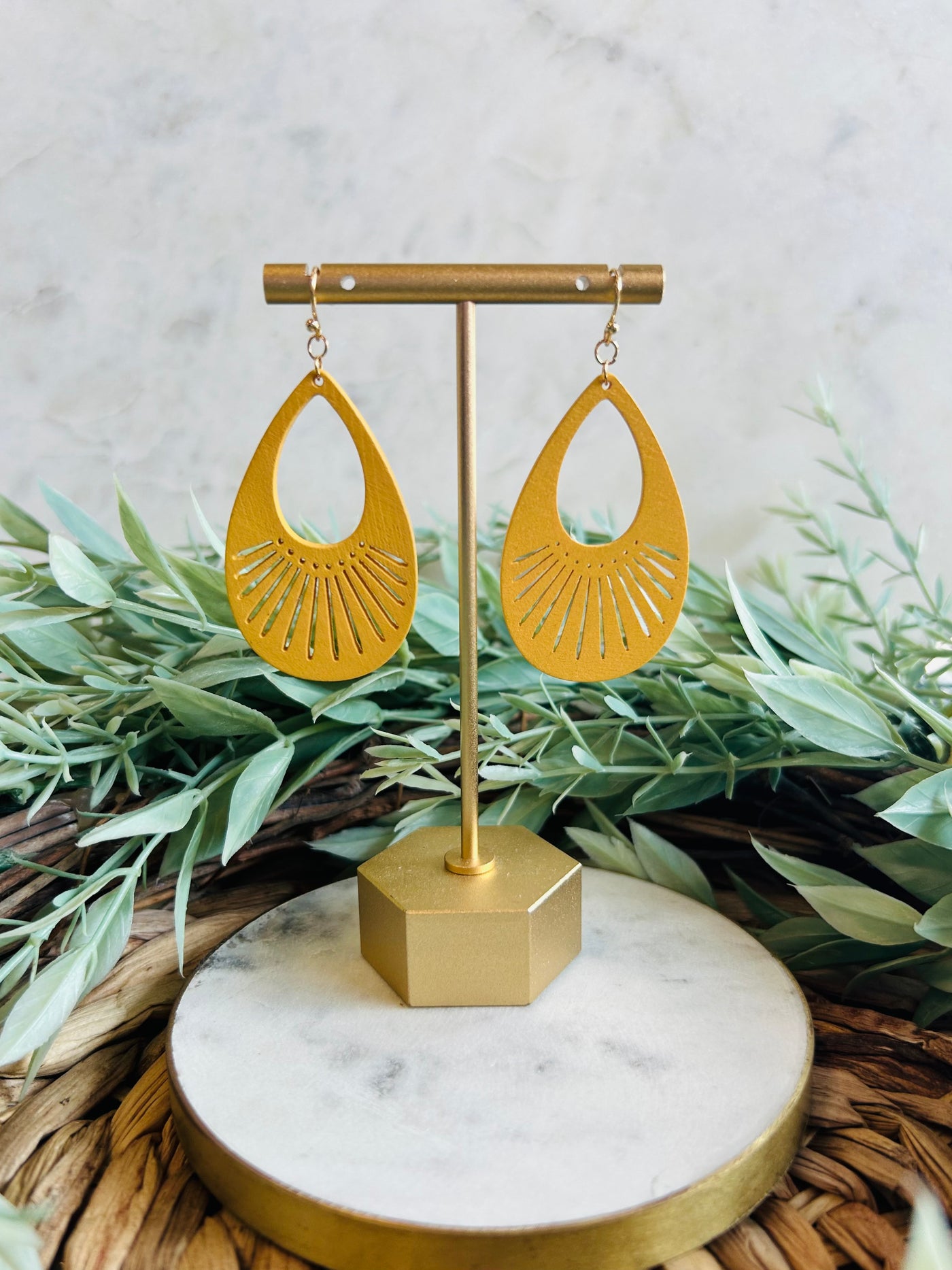 Chelsey Teardrop Earrings-DMC-Shop Anchored Bliss Women's Boutique Clothing Store