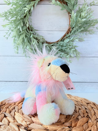 Lion Tracker Plushie • Small-Brittany Carl-Tie Dye-Shop Anchored Bliss Women's Boutique Clothing Store