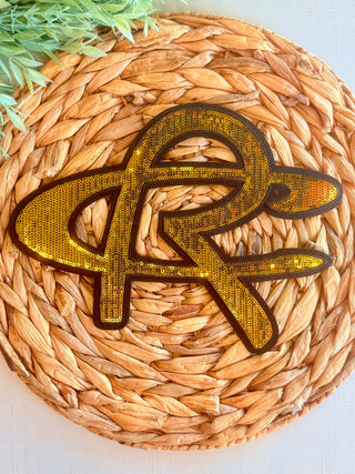 RC Logo Sequin Patch-Harps & Oli-Shop Anchored Bliss Women's Boutique Clothing Store