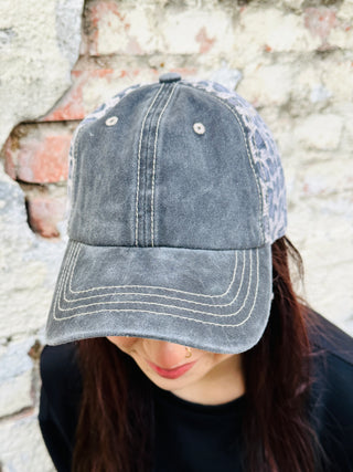 Black Leopard Hat-DMC-Shop Anchored Bliss Women's Boutique Clothing Store