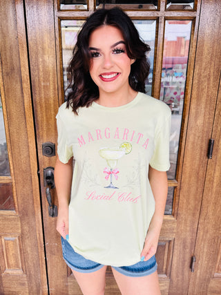 Margarita Social Club Graphic Tee-Harps & Oli-Shop Anchored Bliss Women's Boutique Clothing Store