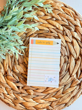 Note To Self Pencil Notepad-Stacey Kluttz-Shop Anchored Bliss Women's Boutique Clothing Store