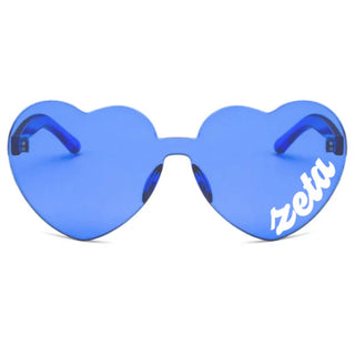 Sorority Heart Shaped Sunglasses-Sorority Shop-Shop Anchored Bliss Women's Boutique Clothing Store
