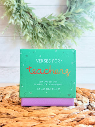 Verses For Teachers Desk Card Set-Stacey Kluttz-Shop Anchored Bliss Women's Boutique Clothing Store