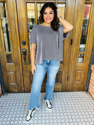 Anything But Ordinary Corded Top • Black-Zenana-Shop Anchored Bliss Women's Boutique Clothing Store