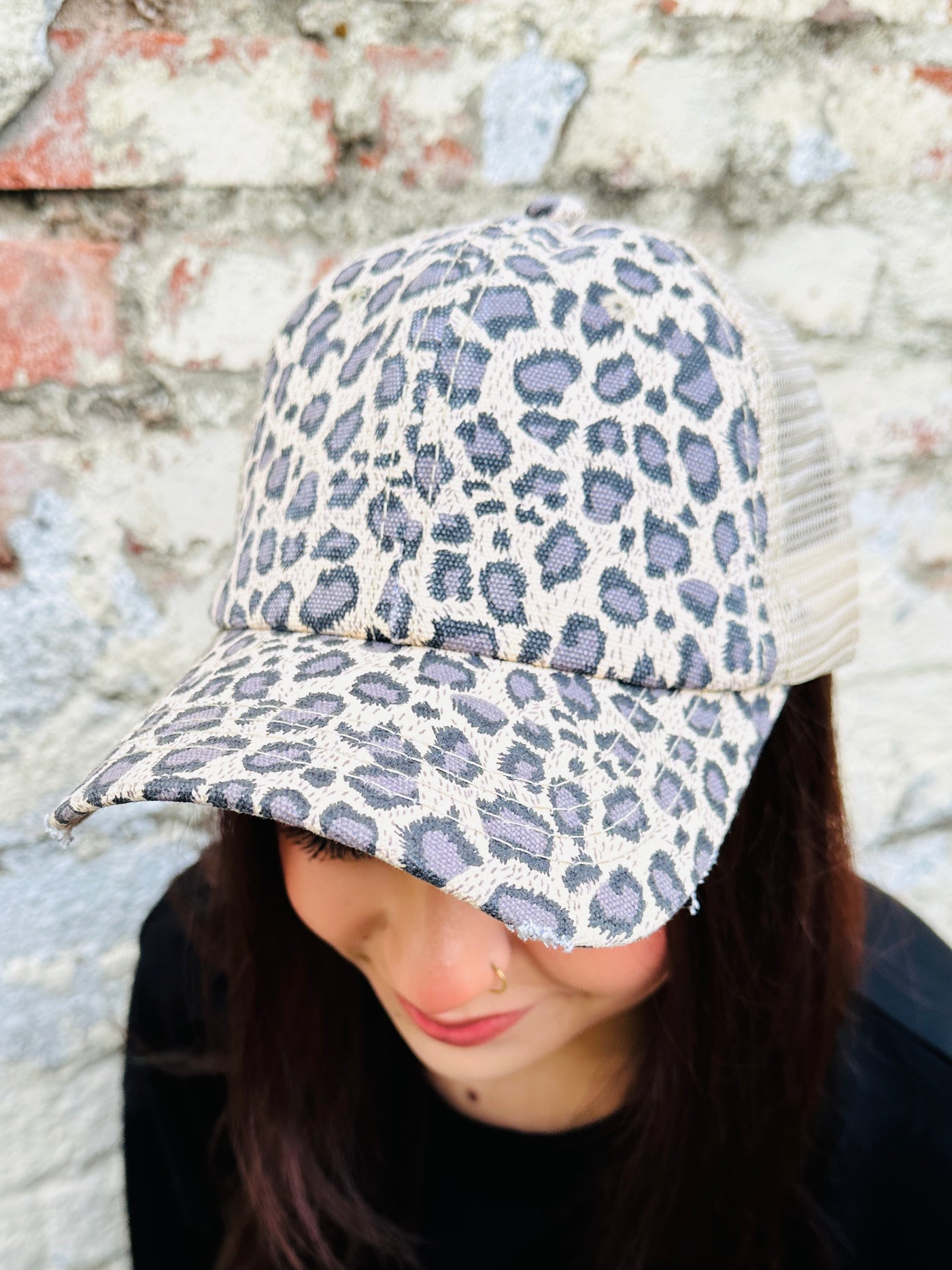 Tan Leopard Hat-DMC-Shop Anchored Bliss Women's Boutique Clothing Store
