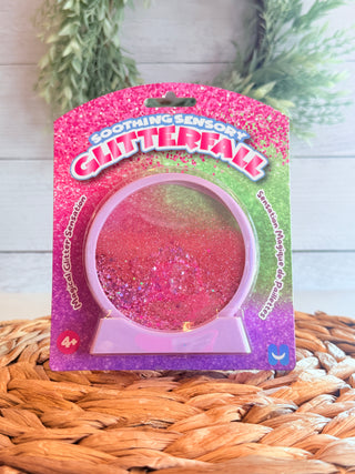 Glitter-Fall Sensory Disc•Purple-Brittany Carl-Shop Anchored Bliss Women's Boutique Clothing Store