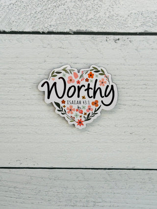 Floral Worthy Refrigerator Magnet-Brittany Carl-Shop Anchored Bliss Women's Boutique Clothing Store