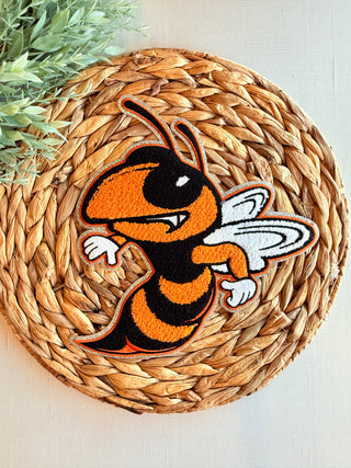 Yellowjacket Chenille Patch-Harps & Oli-Shop Anchored Bliss Women's Boutique Clothing Store