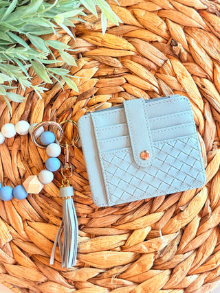 The Monroe Wallet Wristlet – Sky Blue-Brittany Carl-Shop Anchored Bliss Women's Boutique Clothing Store