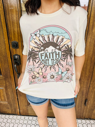 Faith Boho Graphic Tee-Harps & Oli-Shop Anchored Bliss Women's Boutique Clothing Store