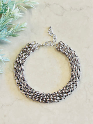 Night to Remember Chunky Chain • Silver-Brittany Carl-Shop Anchored Bliss Women's Boutique Clothing Store